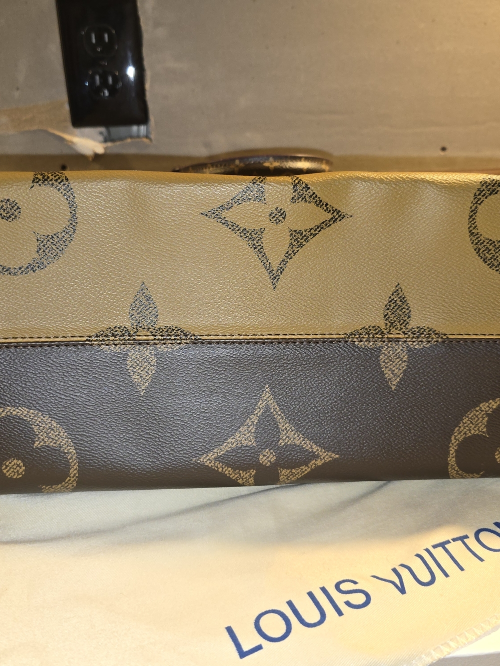 Louis Vuitton Brown Monogram Reversible Tote Bag - Picture 4 of 10